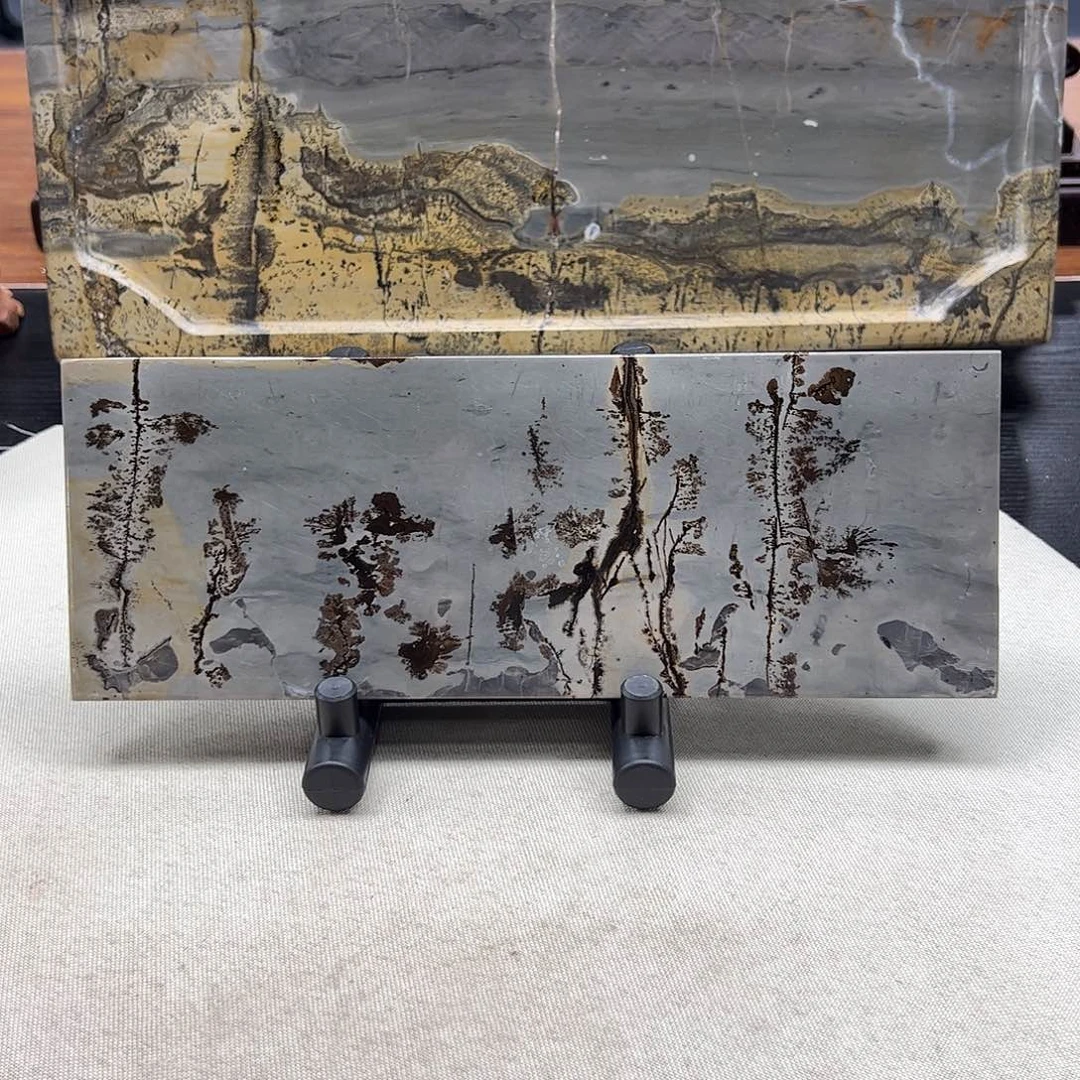广西石广西天然国画石