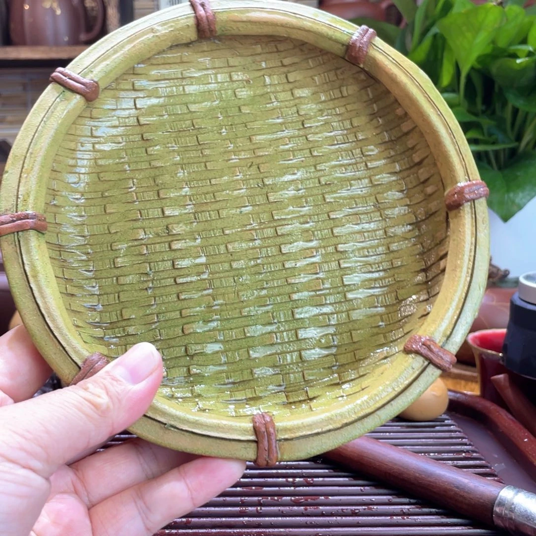 紫砂茶壶茶盘摆件