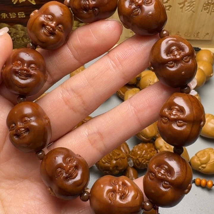 橄榄核手串/手链十分开心