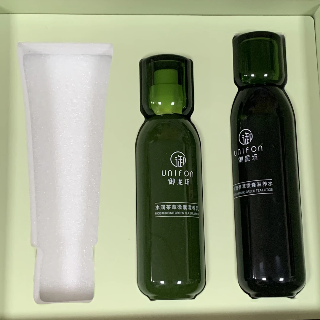 御泥坊小绿瓶水润茶萃微囊三件套礼盒（特）