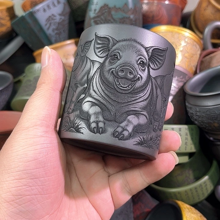 茶杯紫砂全手工紫砂主人杯