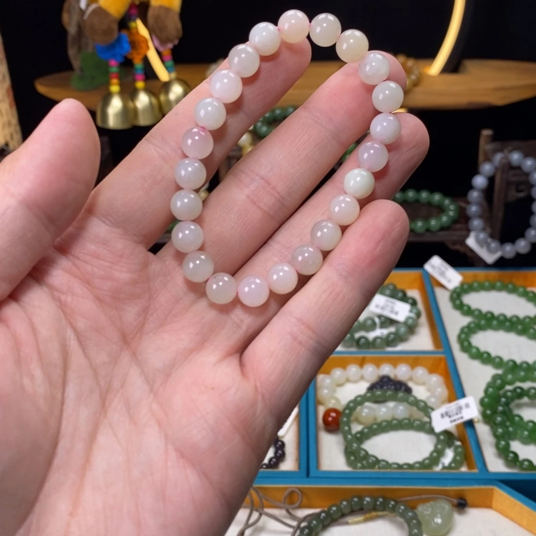 手链未镶嵌和田玉微瑕处理A42