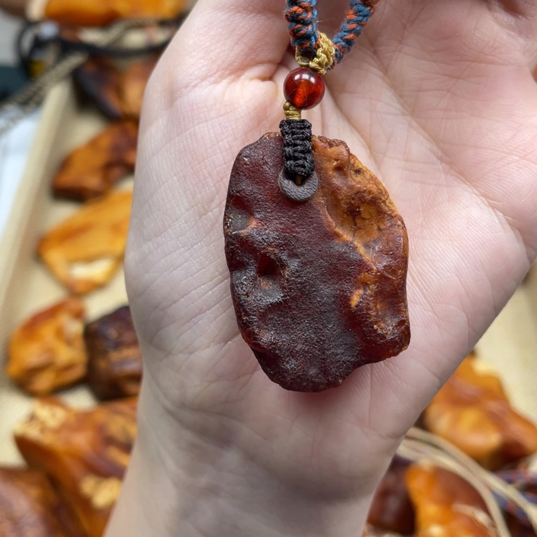 琥珀未镶嵌珠宝奇石