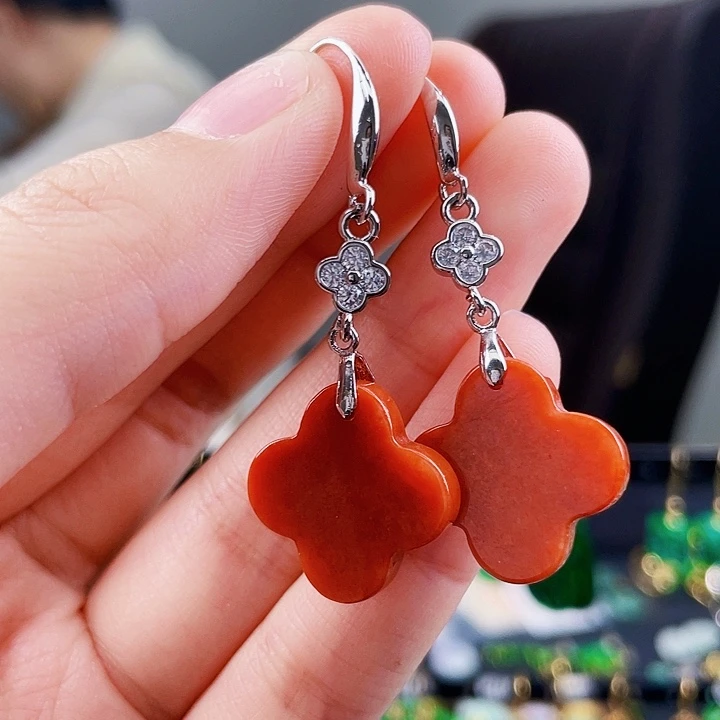 翡翠耳饰未镶嵌饰品