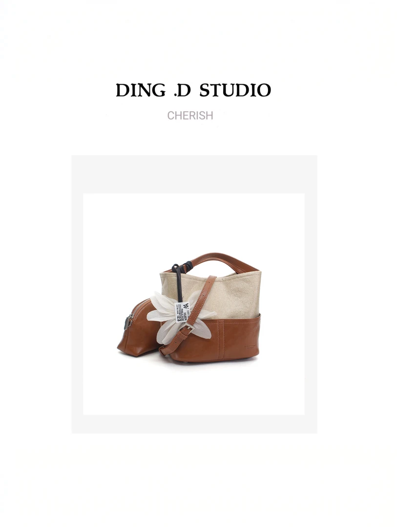 【小金棕】DING.D百搭简约单肩休闲时尚气质ins女包0760