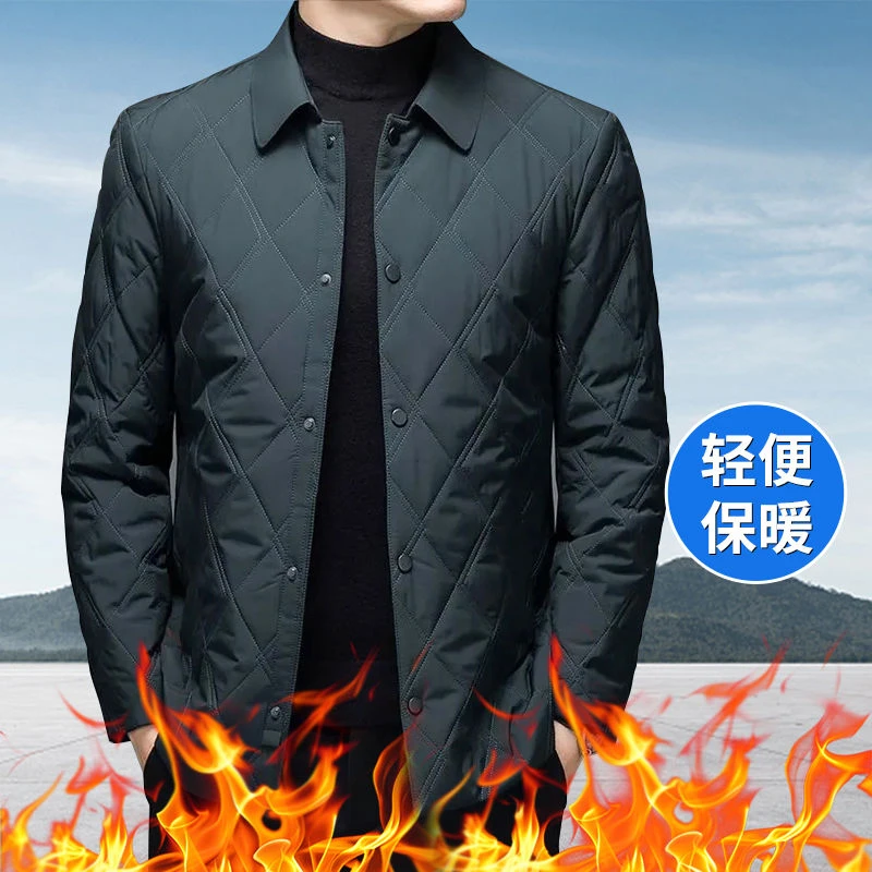 新款秋季穿搭男士夹克中年商务休闲外套秋冬爆款防风保暖耐磨抗皱