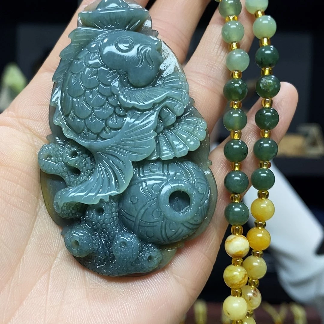 岫玉挂件吊坠未镶嵌