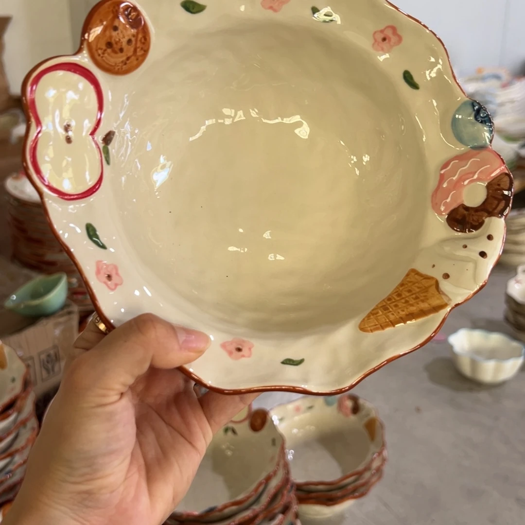 瓷高温陶瓷釉下彩微瑕！