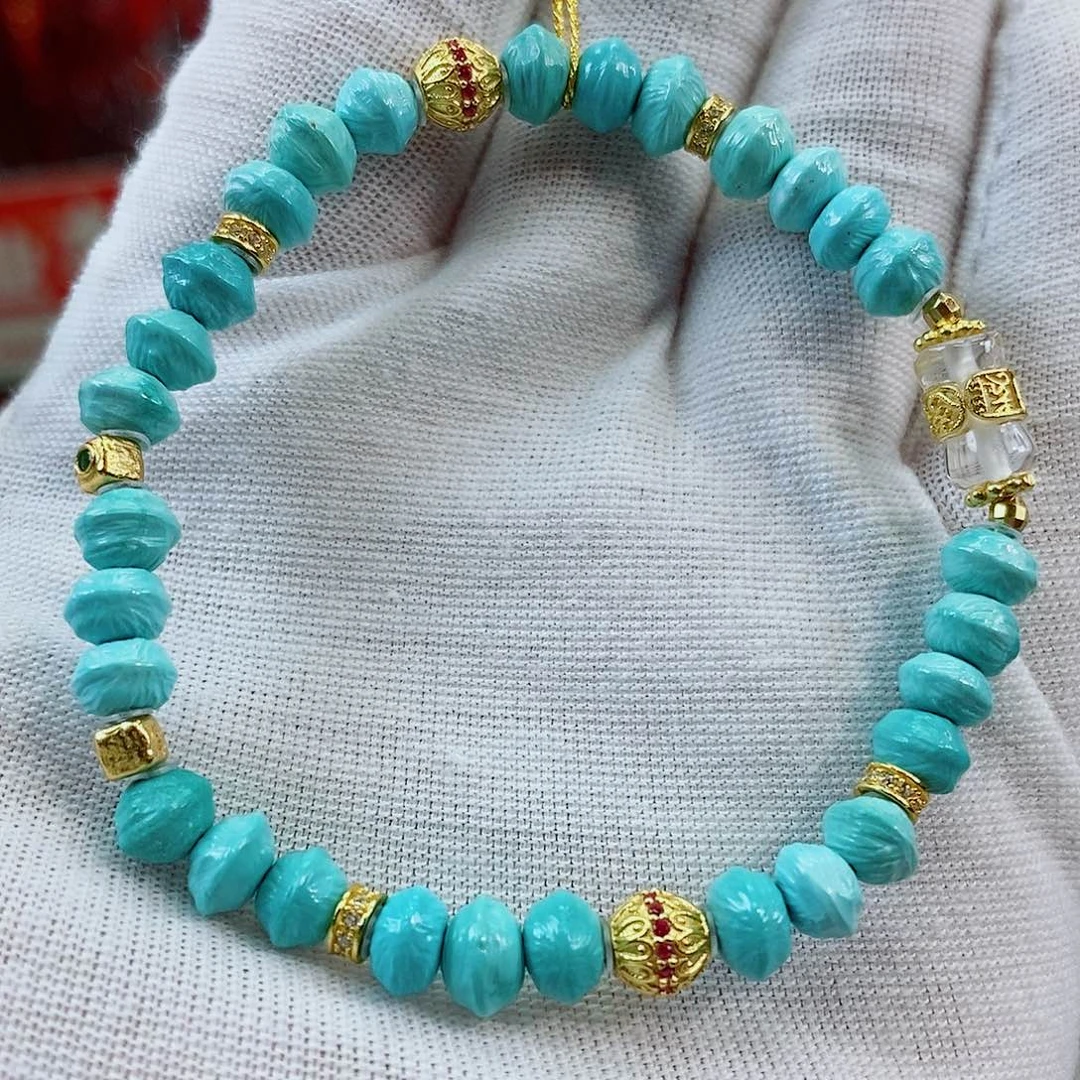 未镶嵌绿松石珠宝奇石