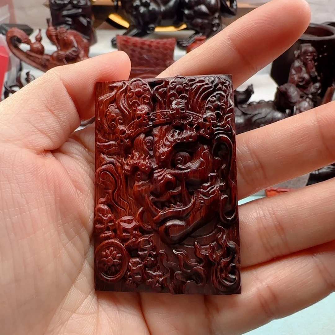 小叶紫檀把件大黑天