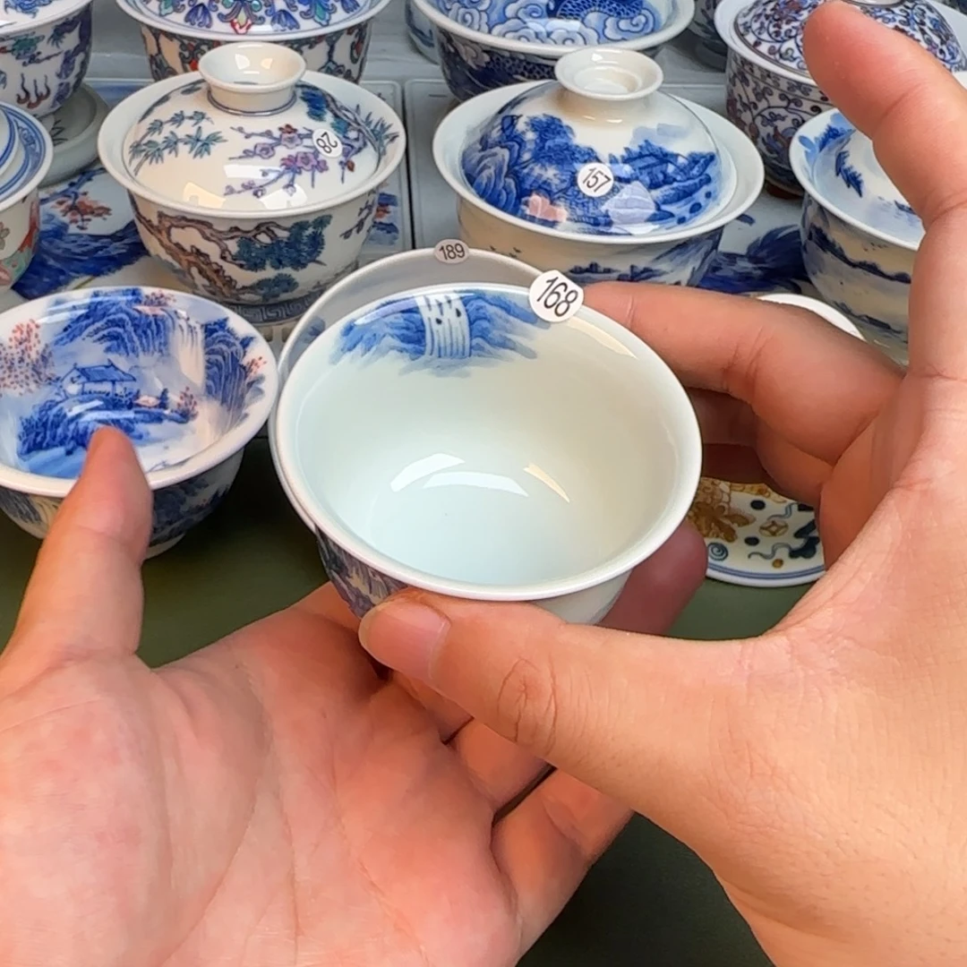 彦祖纯手工手绘茶具168