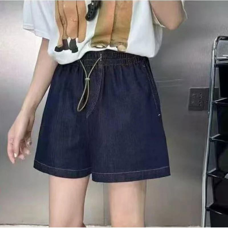 【锦衣服饰】WZ 8532欧货抽绳松紧腰短裤
