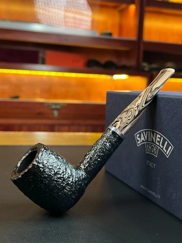 意大利沙芬莫雷利娜系列128型号石楠木烟斗内径19.5斗深40.5