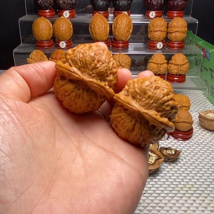 把件文玩核桃6磨盘狮子头