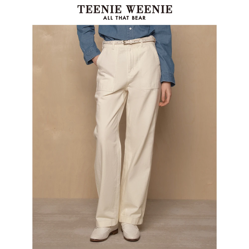 【达人专属】TeenieWeenie小熊牛仔裤25夏时尚老爹裤TTTJ256321N