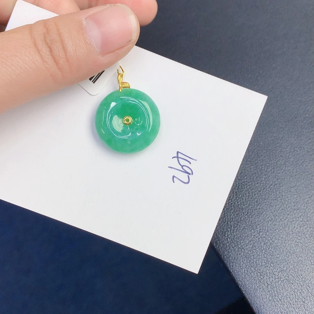 【闪购商品】翡翠颈饰18K金镶嵌000000000