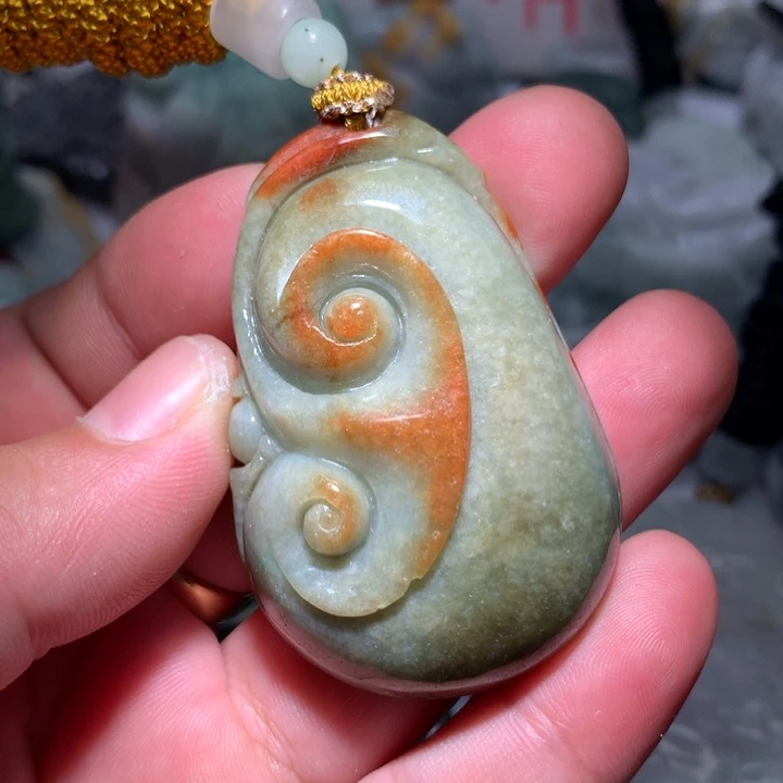 翡翠未镶嵌颈饰保真天然a货翡翠