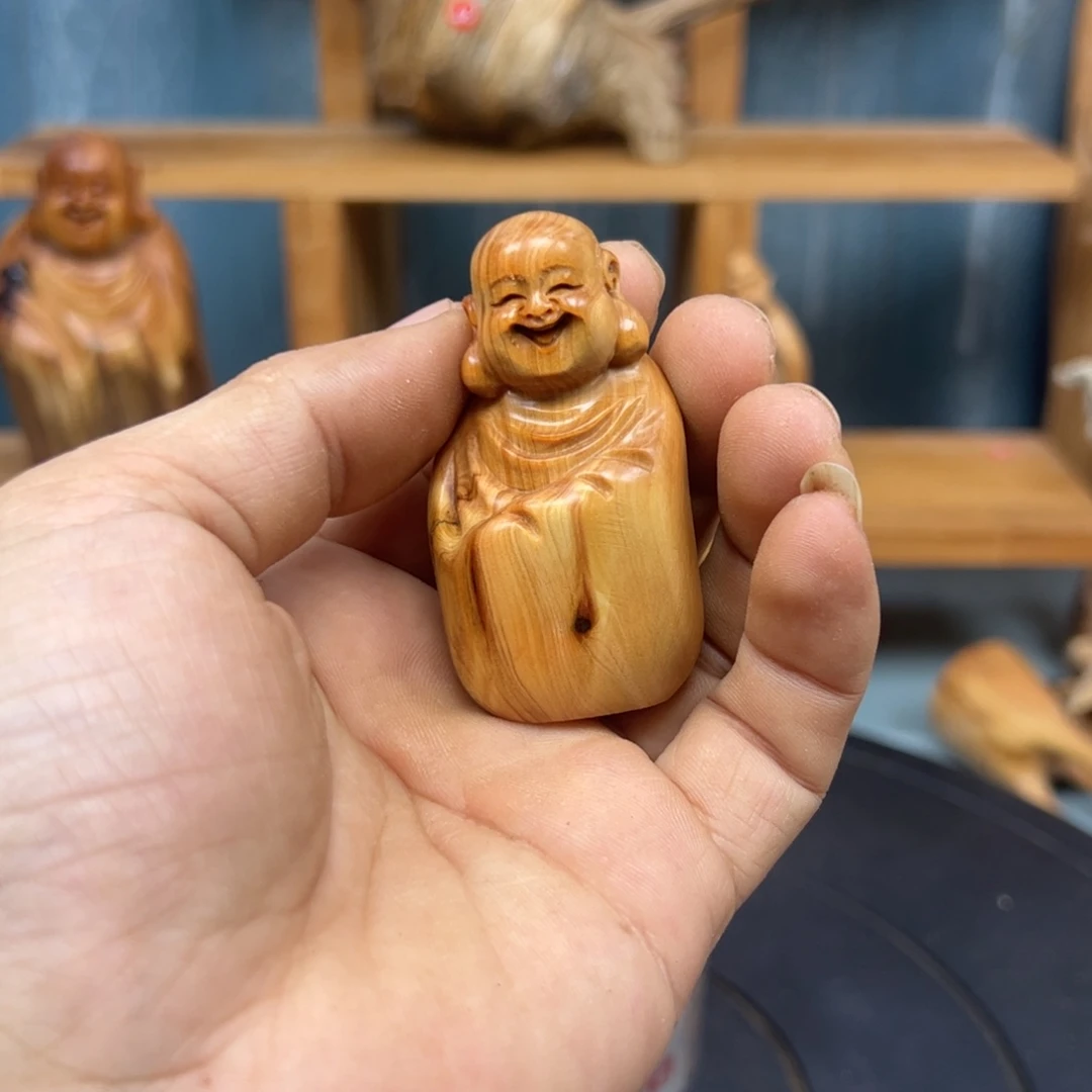 木文*崖柏木摆件手把件