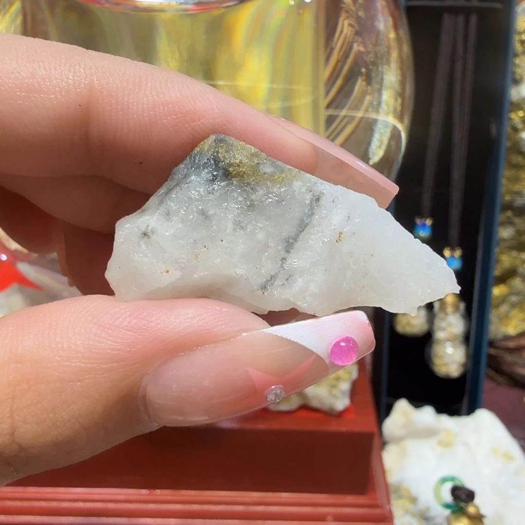 润聚金阁天然明金矿标