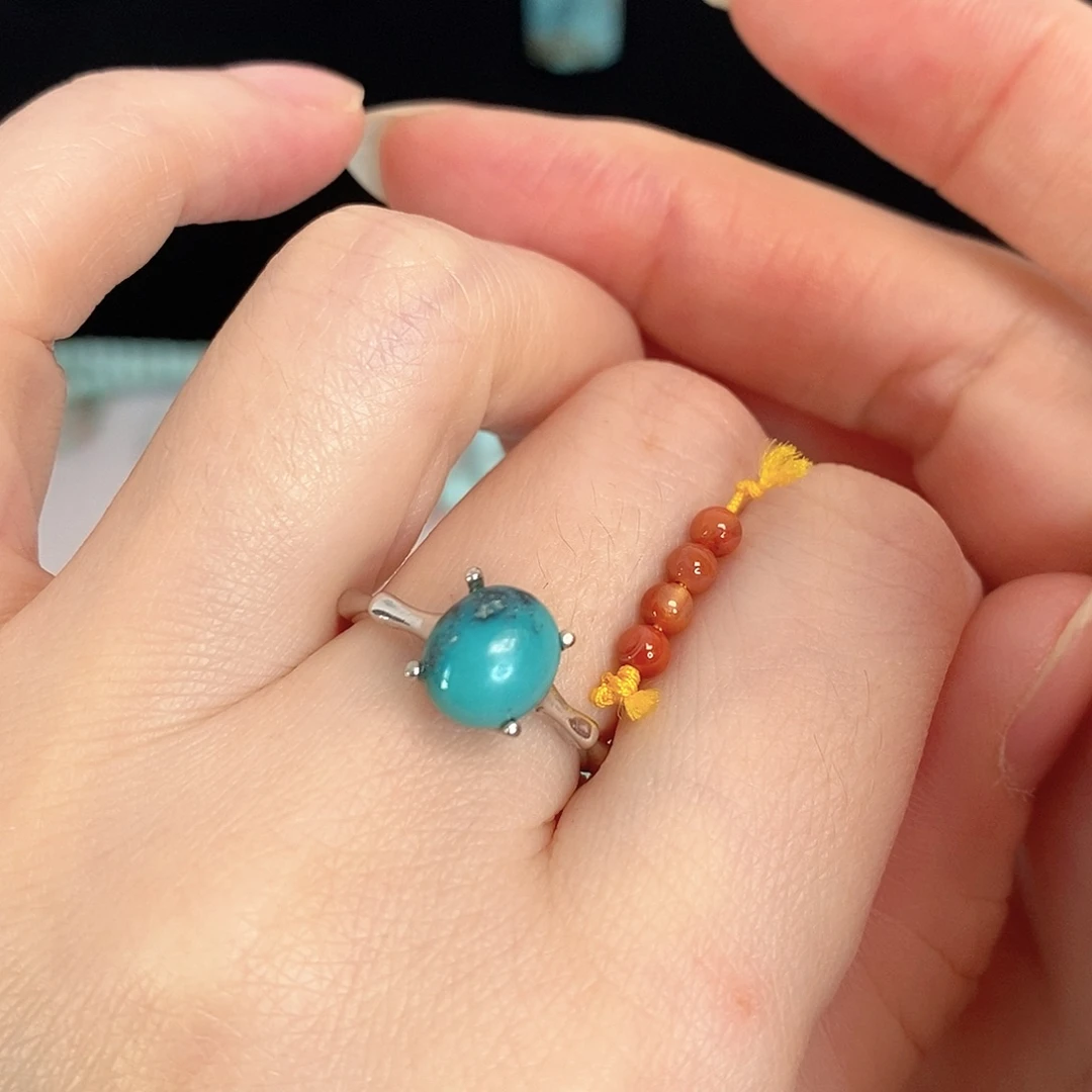 南红玛瑙银S925镶嵌珠宝奇石