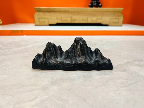 灵璧石雕刻茶宠适合桌面书房鱼缸玄关禅意摆设16 6 5