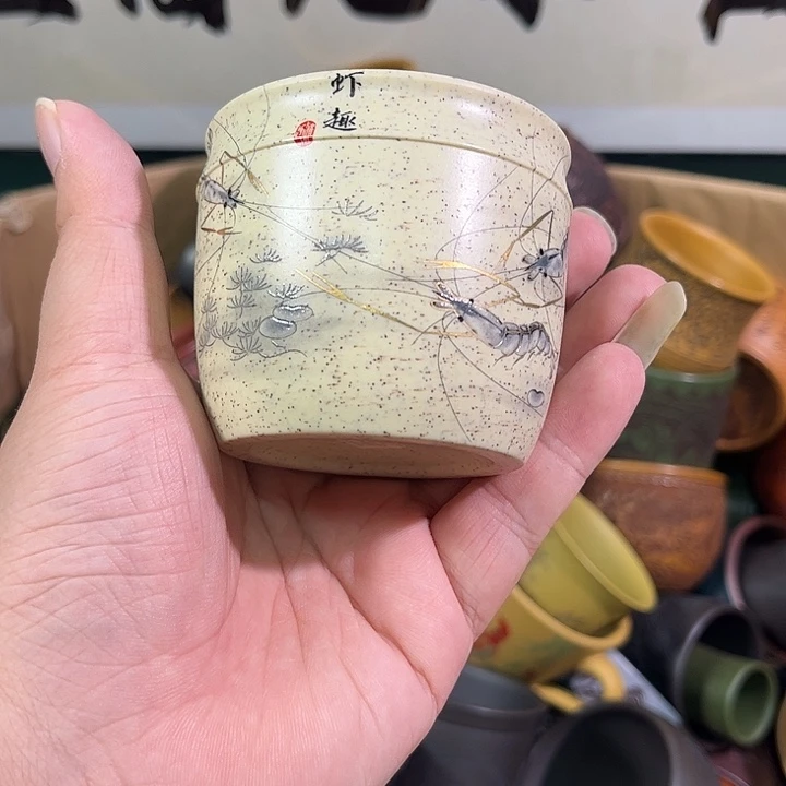 茶杯紫砂全手工紫砂主人杯