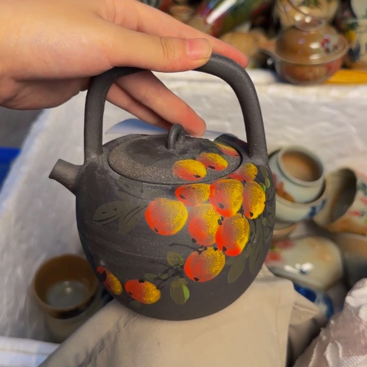 极***.瓷片景德镇陶瓷手工手绘