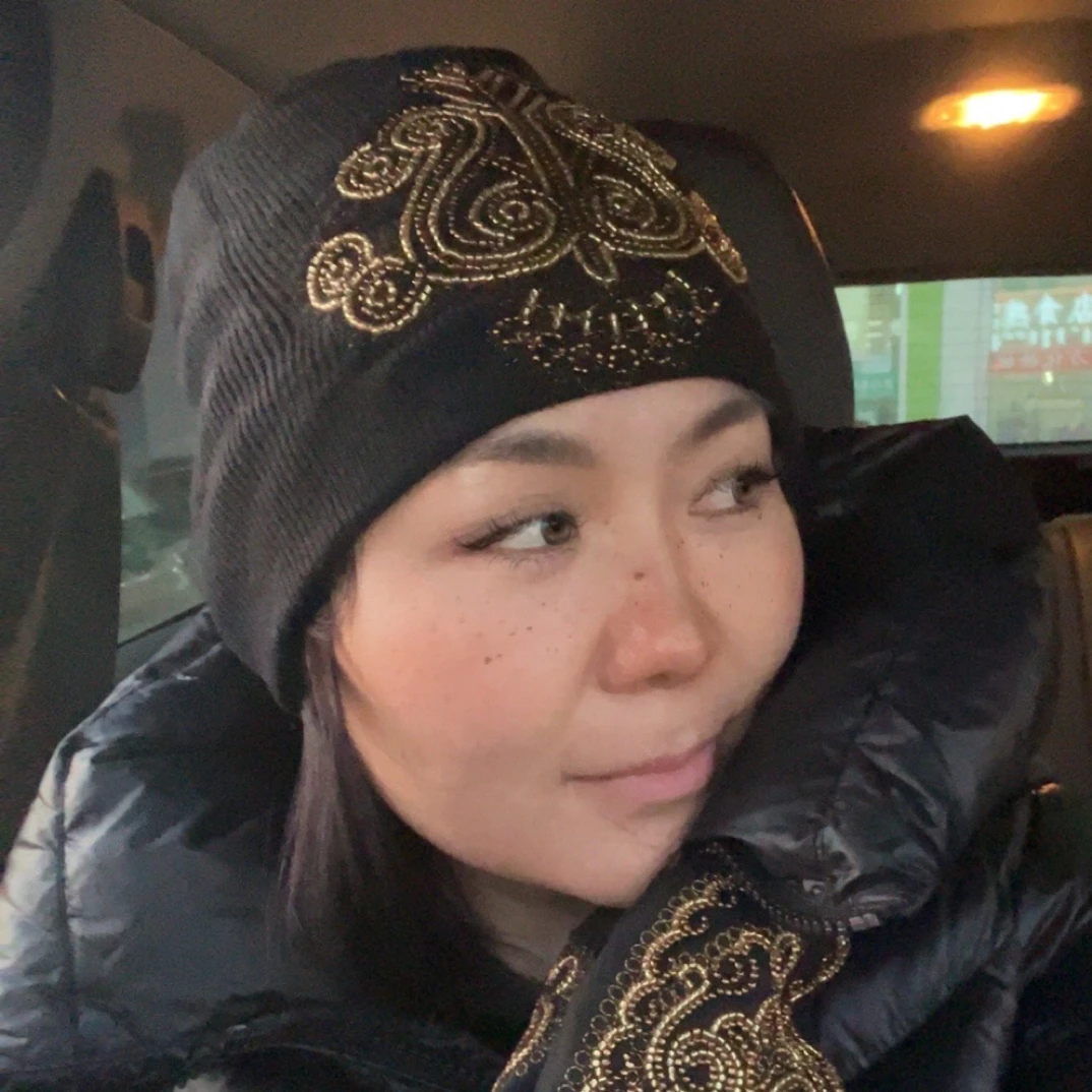 雅库特系列纯手工串珠帽子➕手套 一套