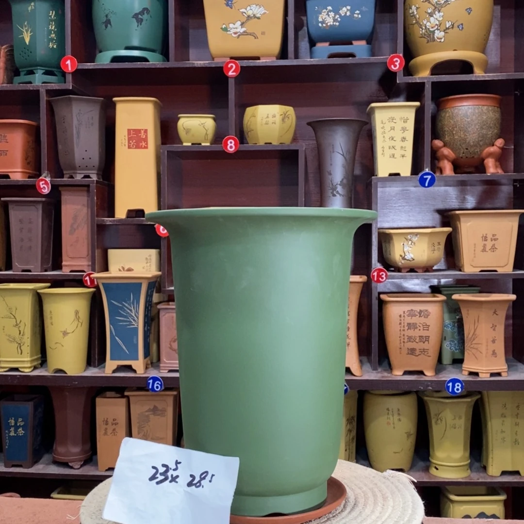 紫砂花盆紫砂花盆