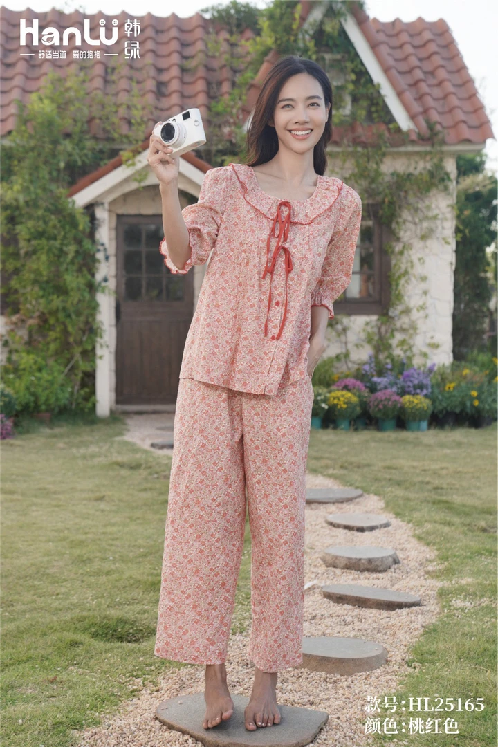 韩绿25年春夏纯棉家居服