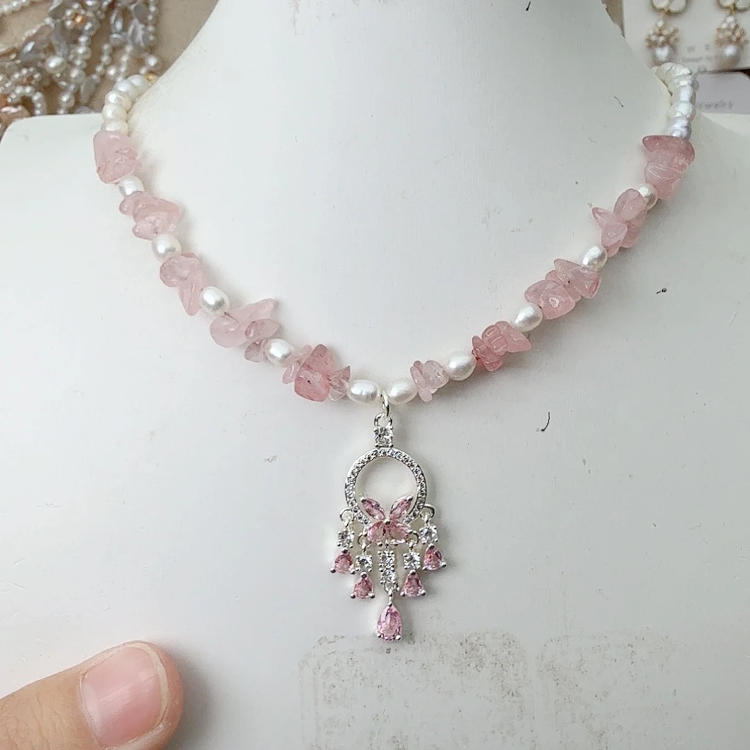 颈饰未镶嵌淡水珍珠