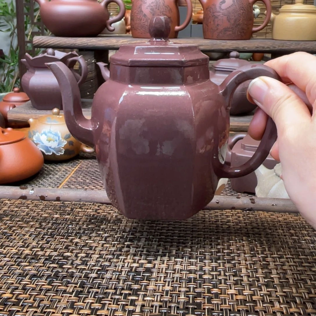 紫砂茶壶宜兴原矿紫砂手工制全300