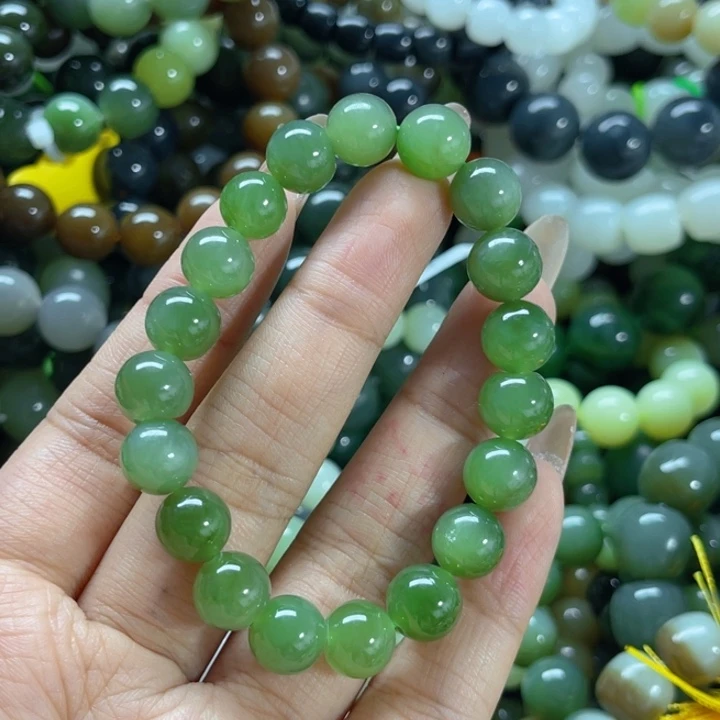 和田玉未镶嵌手链