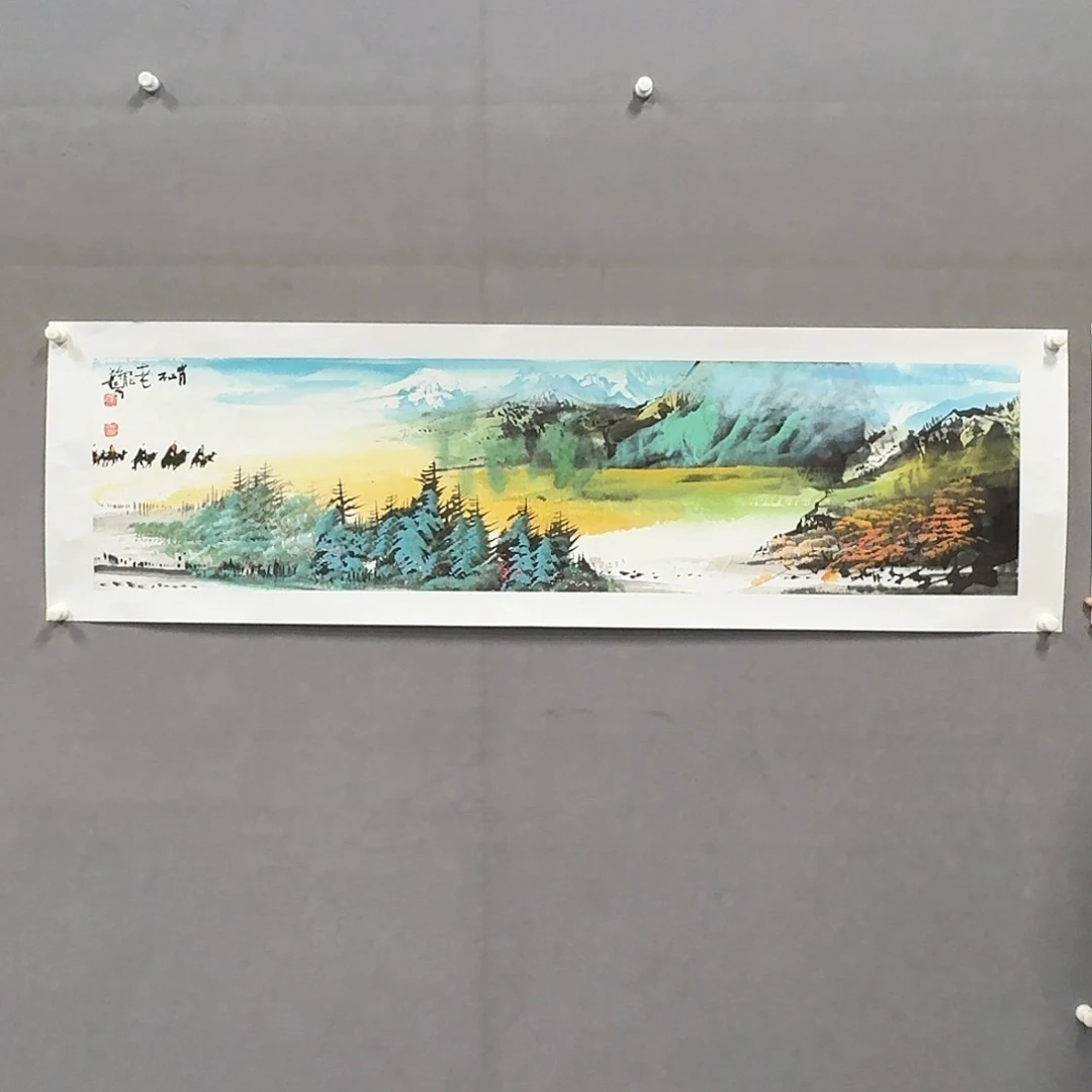 国画亲笔手绘放心去藏