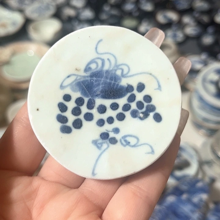 瓷片瓷片茶托喝茶非常不错