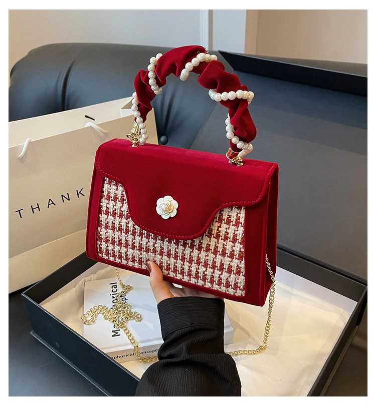 婚包高级感小包包女红包2025新款伴娘包手提包小包单肩结婚新娘包