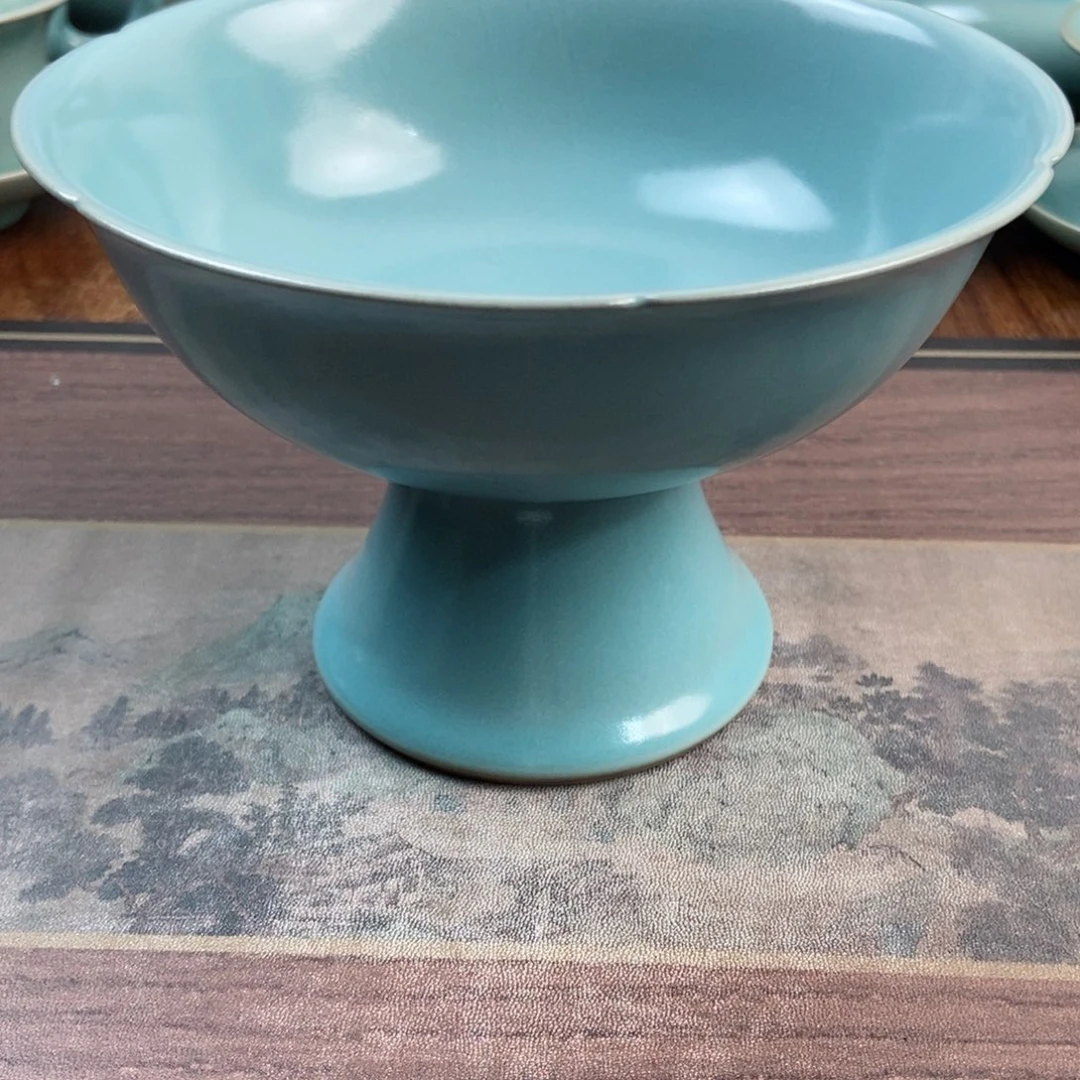 摆件原产地原矿汝瓷～茶器