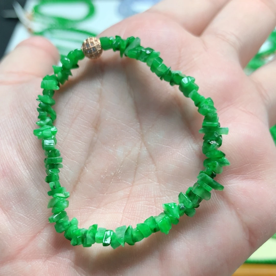 翡翠未镶嵌手链翡翠