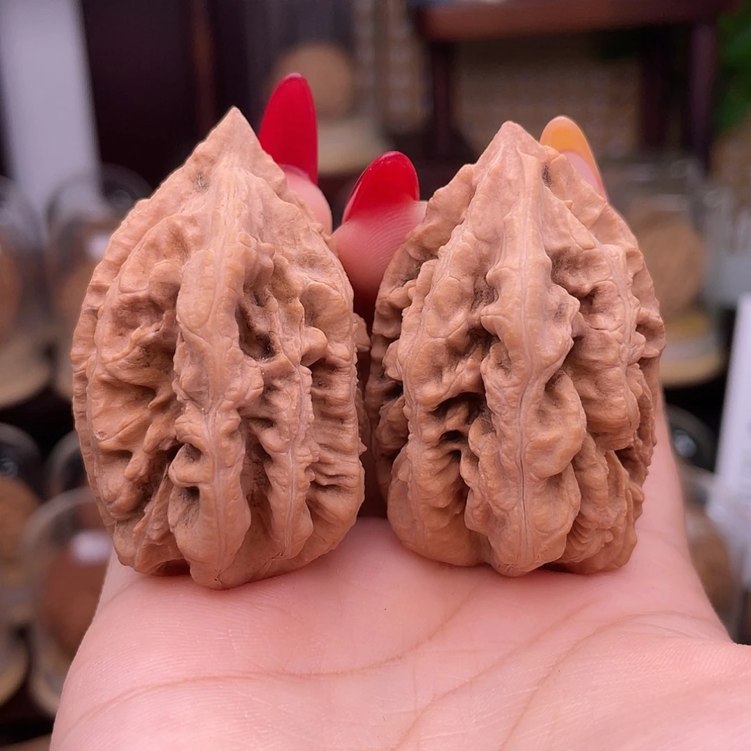 吊坠文玩核桃龙江火焰纹