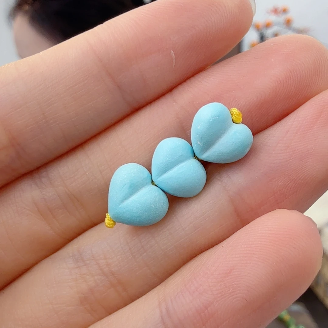 绿松石未镶嵌珠宝半成品