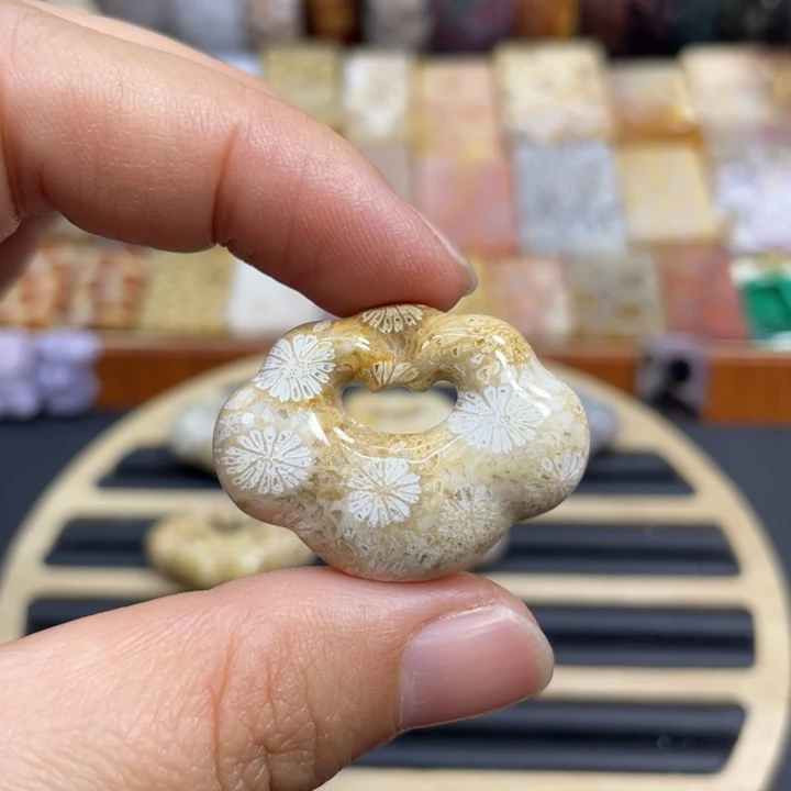 硅化玉未镶嵌颈饰k6