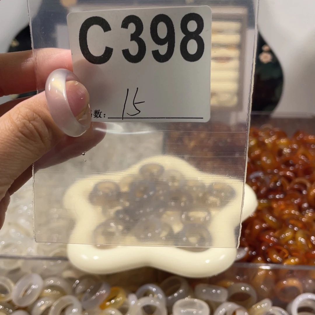 未镶嵌戒指玛瑙/玉髓398