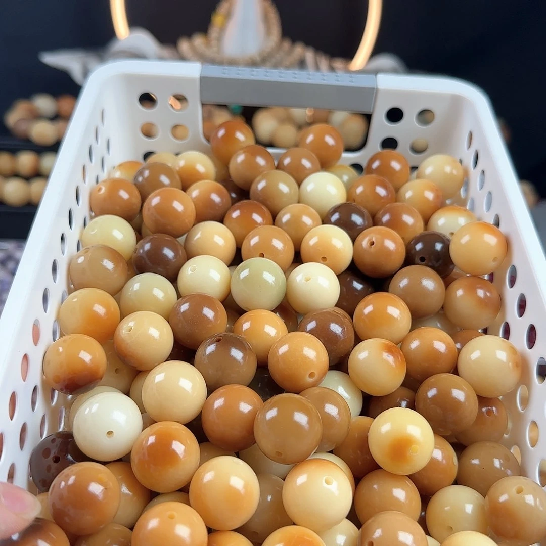 菩提根/象牙果手串瑕疵卡20溏心圆12颗