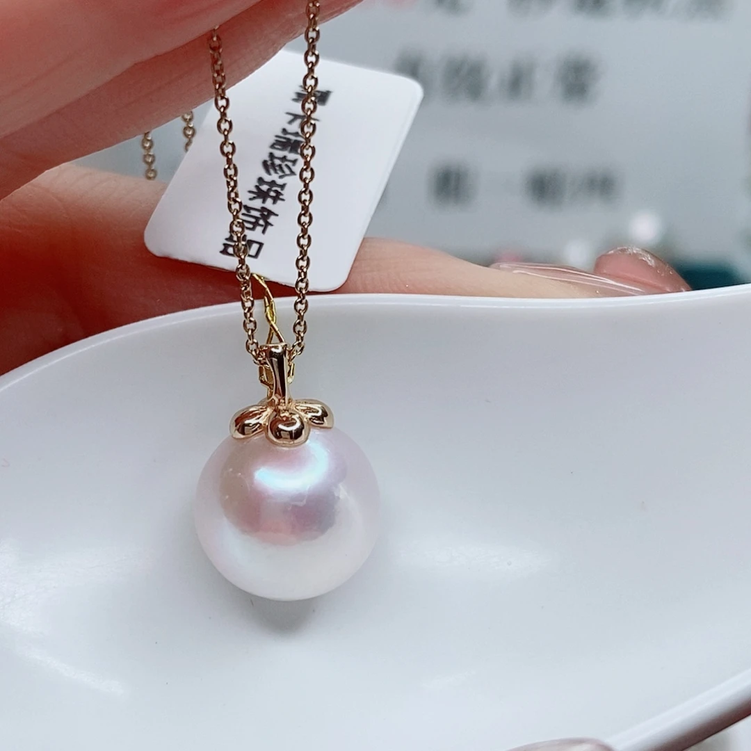 吊坠(赠链)银S925镶嵌淡水珍珠