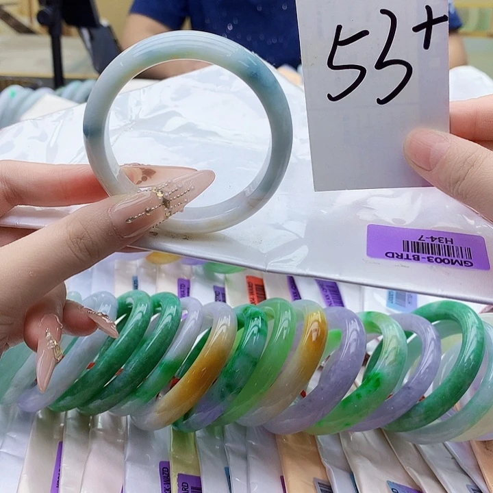翡翠未镶嵌手镯mm