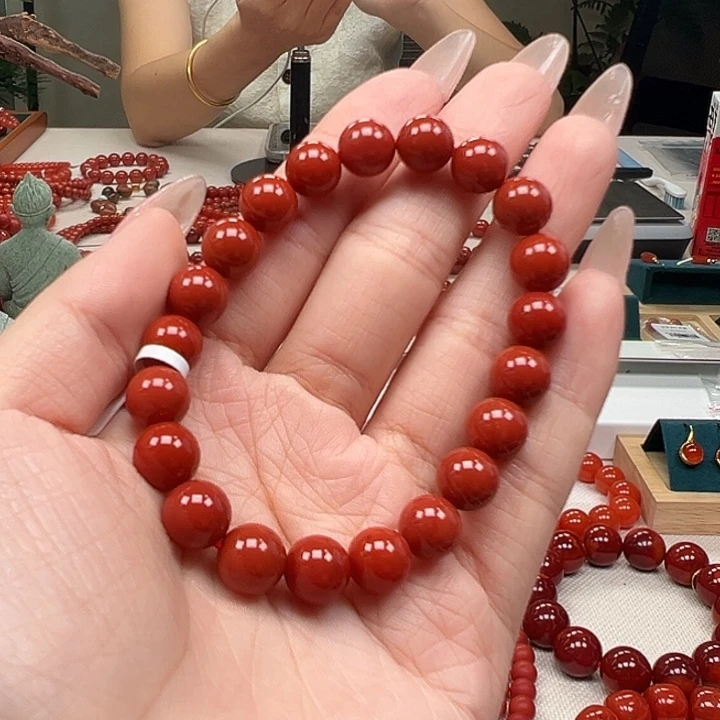 手串未镶嵌南红玛瑙9mm