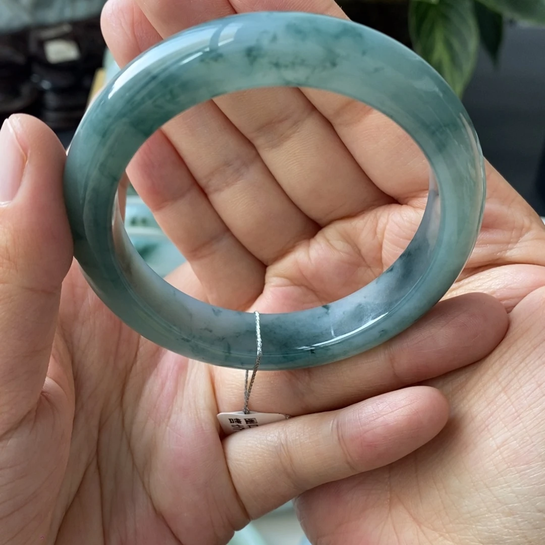 翡翠未镶嵌手镯天然