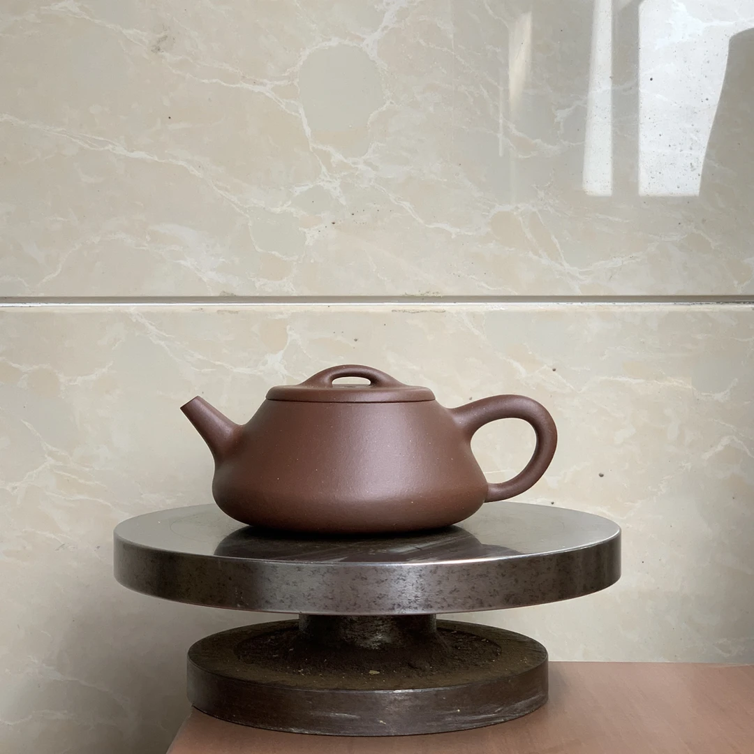 宜兴原矿紫砂手工纳瓢170CC全手工紫砂壶纯手工茶具