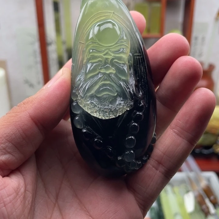 岫玉未镶嵌四大名玉手把