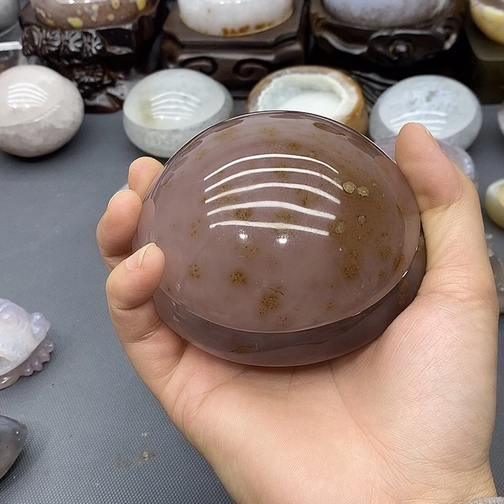 未镶嵌紫晶摆件聚宝盆